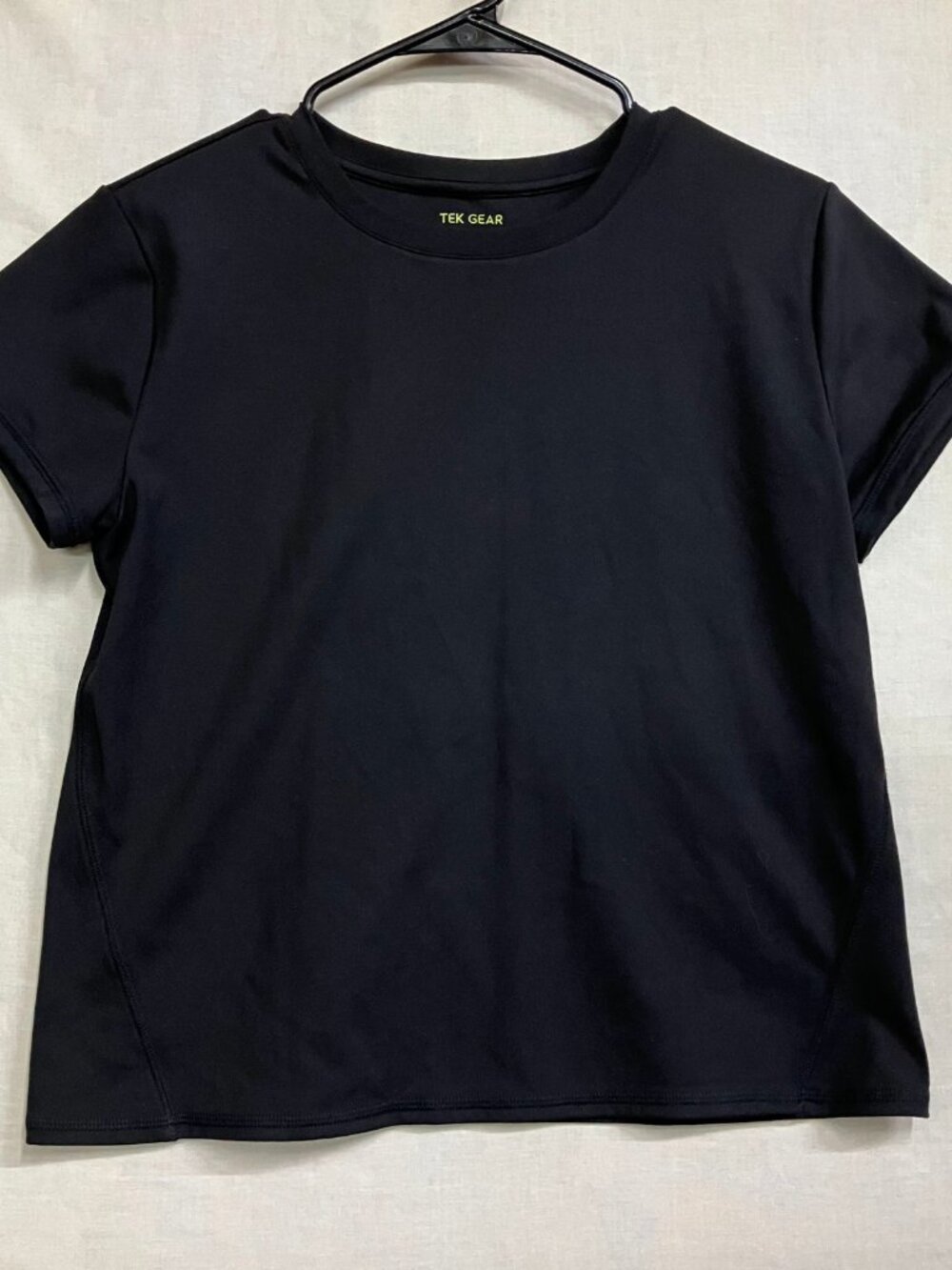 TEK Gear Essential Soft Tee Women Plus Size Medium Black Short Sleeves Crew Neck